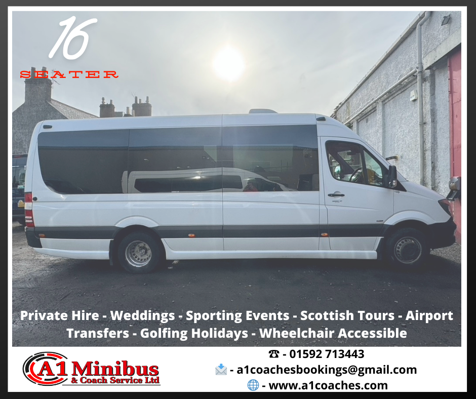 16 Seat Mercedes Sprinter with Large Boot