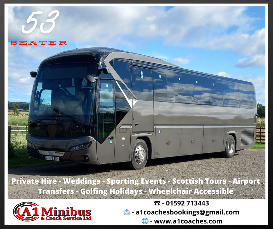 53 Seat Executive Coach Hire Fife Scotland