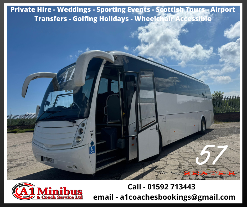 57 Seater Coach Wheelchair Accessible