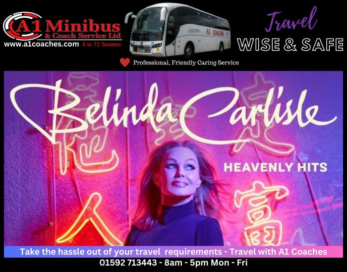 Transport to Belinda Carlisle - Usher Hall, Edinburgh