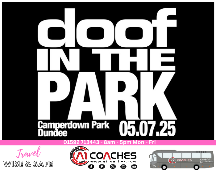 Transport to Doof in the Park - Camperdown Park, Dundee