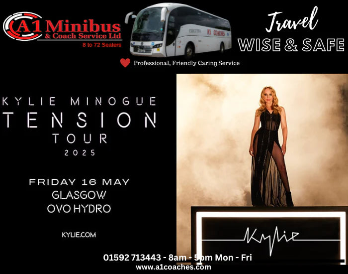 Transport to Kylie Minogue Concert Ovo Hydro, Glasgow