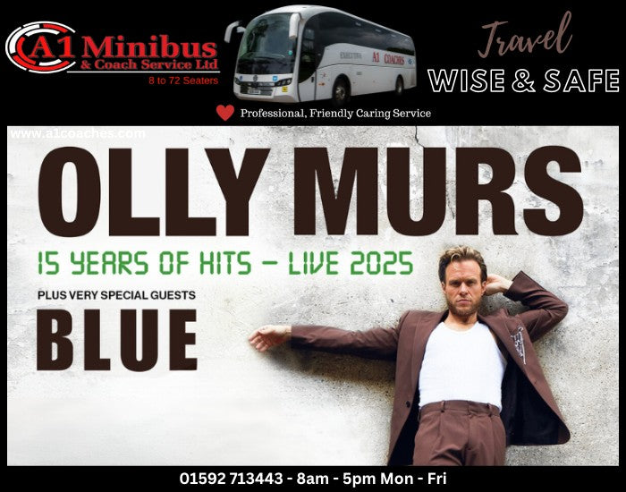 Transport to Olly Murs Concert Ovo Hydro, Glasgow