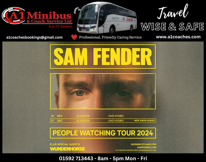 Transport to Sam Fender Concert Ovo Hydro, Glasgow